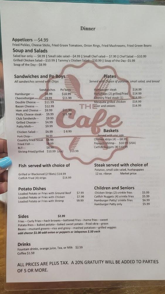 The Cafe Menu image 4